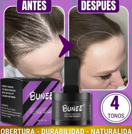 Bunee™ – Cubre Canas y Fortalece tu Cabello